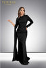 Terani Couture 241E2442 Long Sleeve Formal Evening Gown