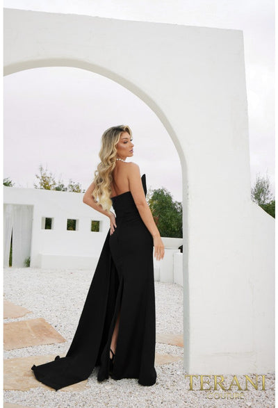 Terani Couture 241P2008 Elegant Formal Prom Column Long Evening Premium Dress