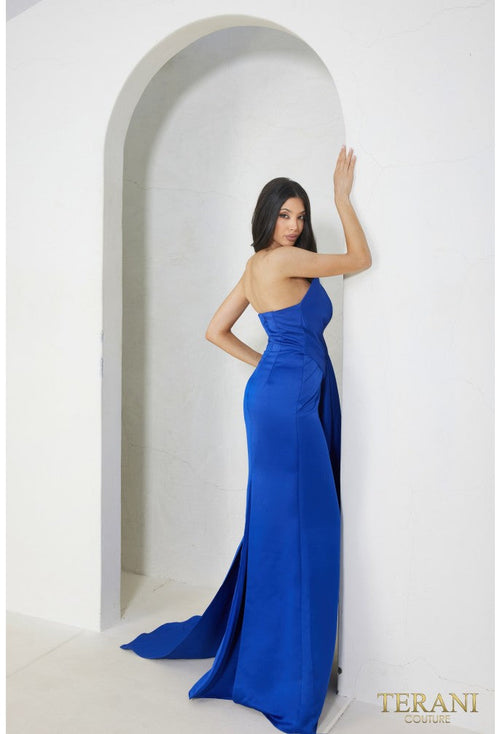 Terani Couture 241P2008 Elegant Formal Prom Column Long Evening Premium Dress