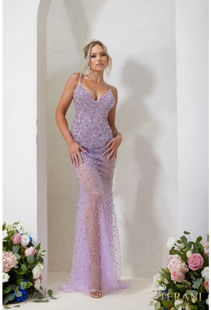 Terani Couture 241P2071 Glamorous Sophisticated Formal Premium Dress