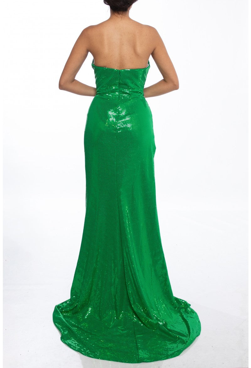 Vestido de fiesta largo ajustado con lentejuelas Terani Couture 241P2136