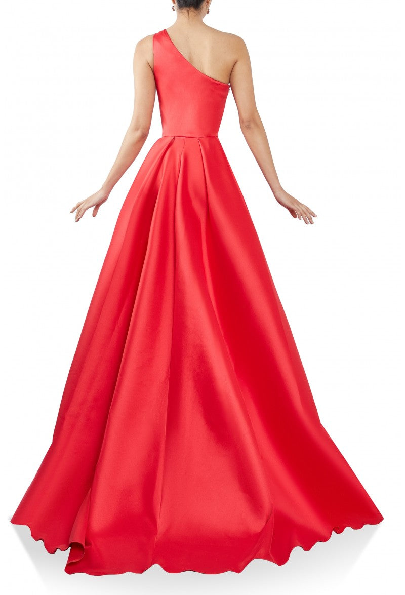 Vestido de fiesta largo con sobrefalda formal Terani Couture 242E3110