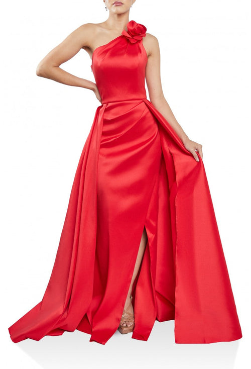 Elegant Terani Couture 242e3110 Overskirt Formal Prom Gown Long & Stunning