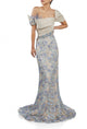 Terani Couture 242E3143 Elegant Fitted Mermaid Evening Gown Long Formal Silhouette