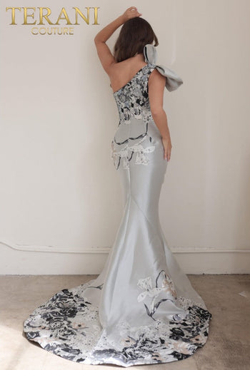 Terani Couture 242E3165 Vestido de noche formal largo y ajustado