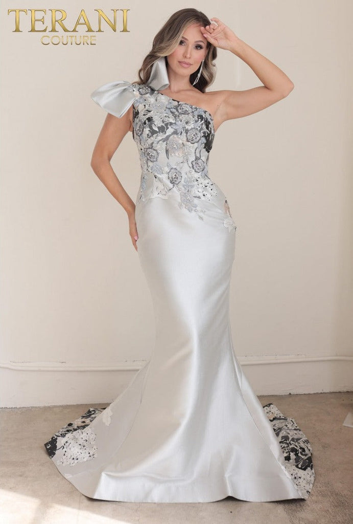 Stunning Terani Couture 242e3165 Fitted Evening Gown Long Formal Look