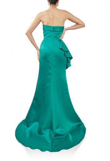 Terani Couture 242E3195 Vestido de fiesta largo ajustado de corte sirena