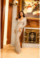 Prom Dresses Long Evening Beaded Formal Prom Dress Silver