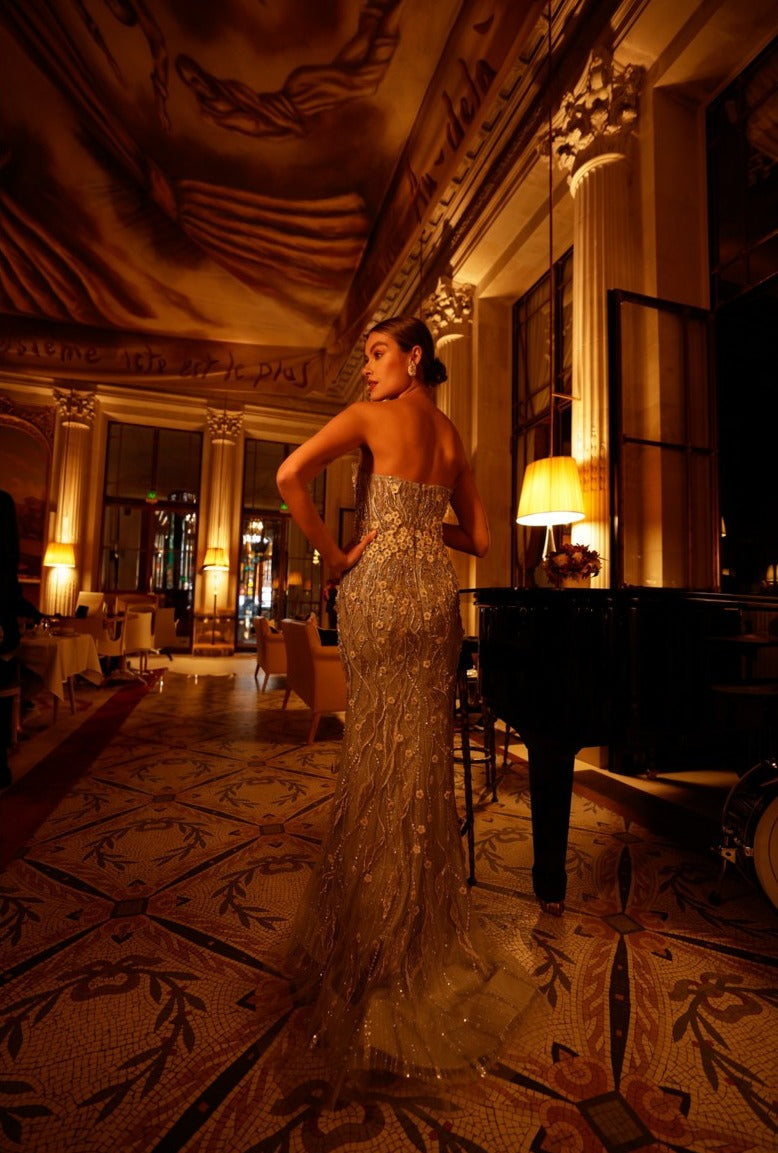 Terani Couture 242gl3248 Long Fitted Formal Prom Gown