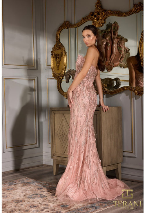 Terani Couture 242gl3248 Long Fitted Formal Prom Gown
