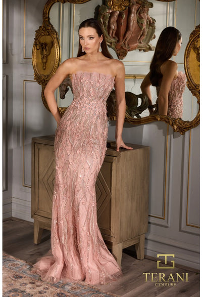 Terani Couture 242gl3248 Long Fitted Formal Prom Gown