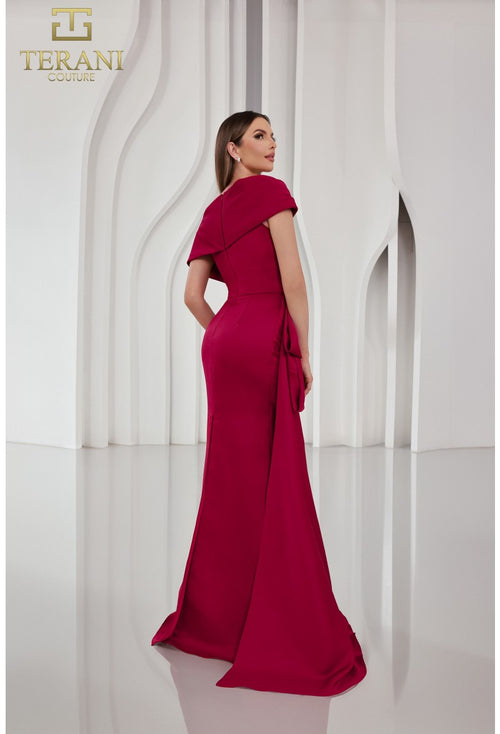 Terani Couture 242M3338 Elegant Evening Off-Shoulder Long Formal Premium Dress