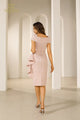 Terani Couture 251c4171 Vestido de cóctel corto, ajustado, sin mangas y con diseño de jacquard metalizado