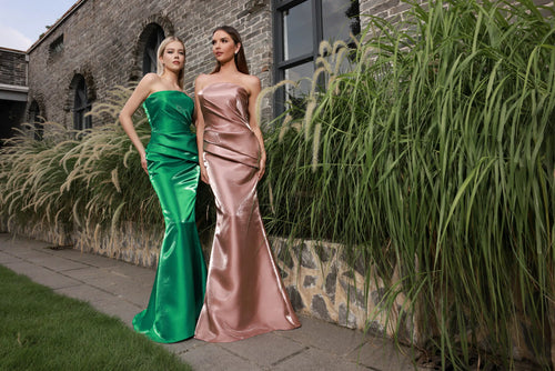 Terani Couture 251e4231 - Vestido largo sin mangas con brillo 