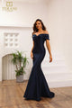 Terani Couture 251E4565 Vestido de noche formal de corte sirena largo