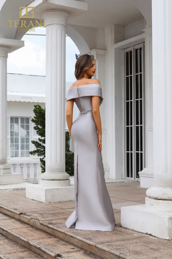 Terani Couture 251M4452 Vestido de noche largo ajustado Vestido formal
