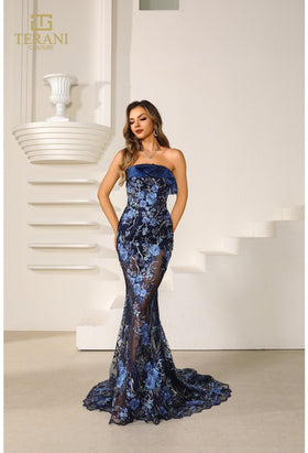 Terani Couture 251E4225 Elegant Sophisticated Formal Sleeveless Premium Dress