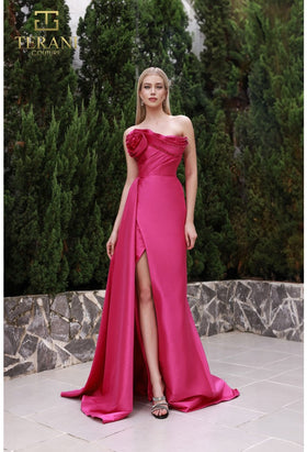 Terani Couture 251E4251 Elegant Sophisticated Formal Sleeveless Stretch Mikado Dress