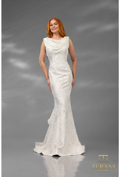 Formal Dresses Long Formal Feather Ruffle Evening Dress Peach Gold