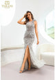Terani 251gl4309 color moca-plata - Chic Allure | Tiendas de ropa formal 