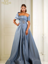 TERANI 251M4441 Mother of the Bride Dress - A-line Long Evening Gown