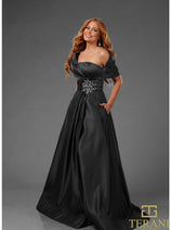 TERANI 251M4441 Mother of the Bride Dress - A-line Long Evening Gown