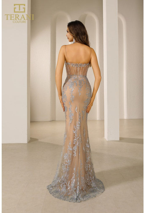 Terani Couture 251P4366 Elegant Glamorous Sophisticated Prom Formal Beaded Tulle Dress