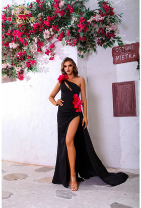 Terani Couture 251P4530 Glamorous Prom Evening Slit Long Formal Premium Dress