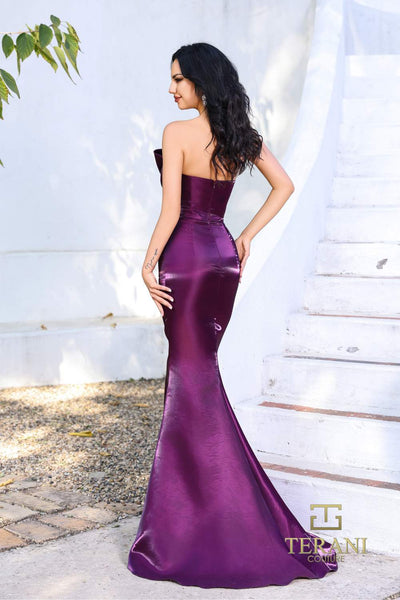 Terani Couture 252E5513 Elegant Glamorous Prom Strapless Mermaid Formal Organza Dress