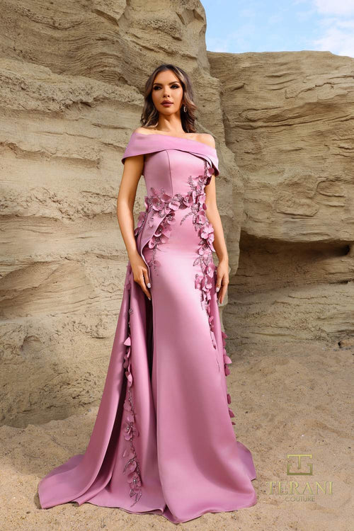 Formal Dresses Long Formal Fitted Evening Dress Rose
