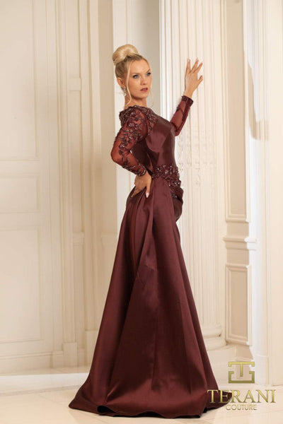 Terani Couture 252m5344 Elegant Full-length Mother Of The Bride Gown