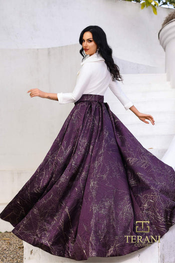 Terani Couture 252m5522 Elegant A-line Long Formal Gown For Mother Of The Bride