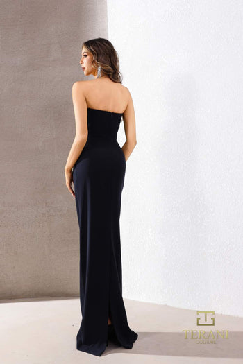 Terani Couture 252e5175 Vestido de noche largo, elegante y ajustado