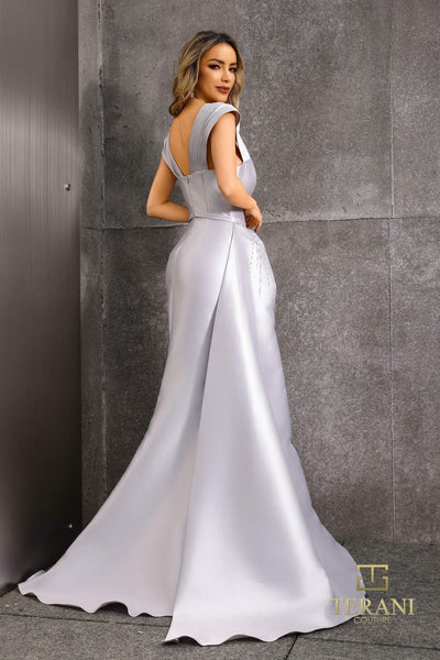 Terani Couture 252m5342 Fitted Long Formal Evening Gown