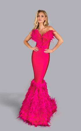 Jessica Angel JA2541 Strapless Mermaid Prom Formal Floor-Length Dress