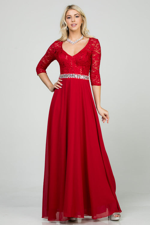 La Scala Red Evening Dresses