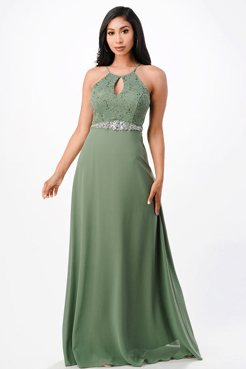 La Scala Sage Evening Dresses