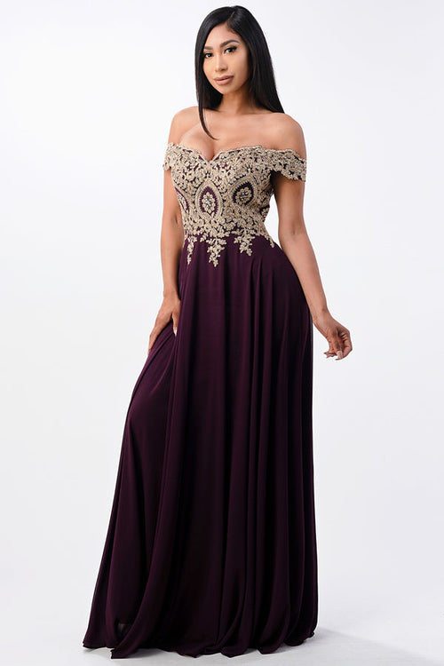 La Scala Eggplant Casual Dresses