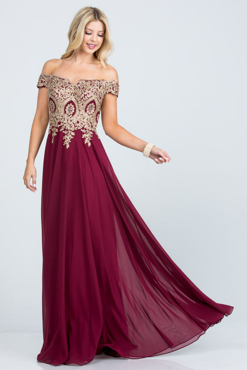 La Scala Burgundy Casual Dresses