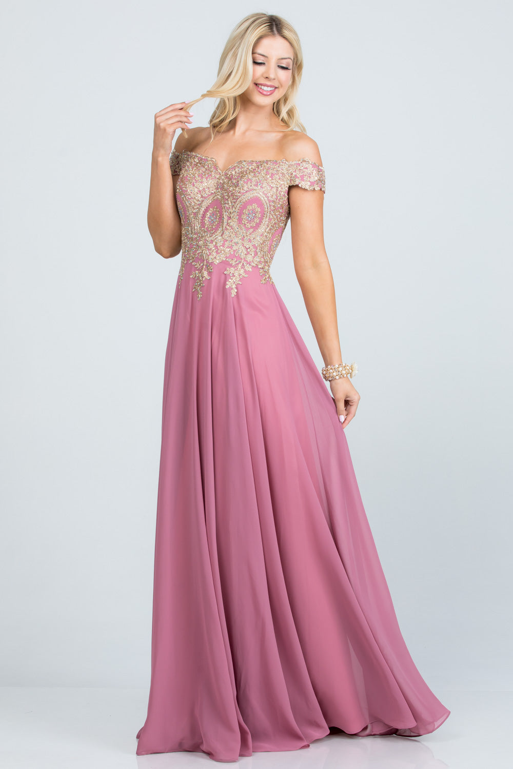 La Scala Mauve Evening Dresses