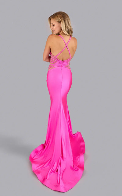 Jessica Angel JA2586 Sweetheart Spaghetti Strap Mermaid Prom Jersey Dress