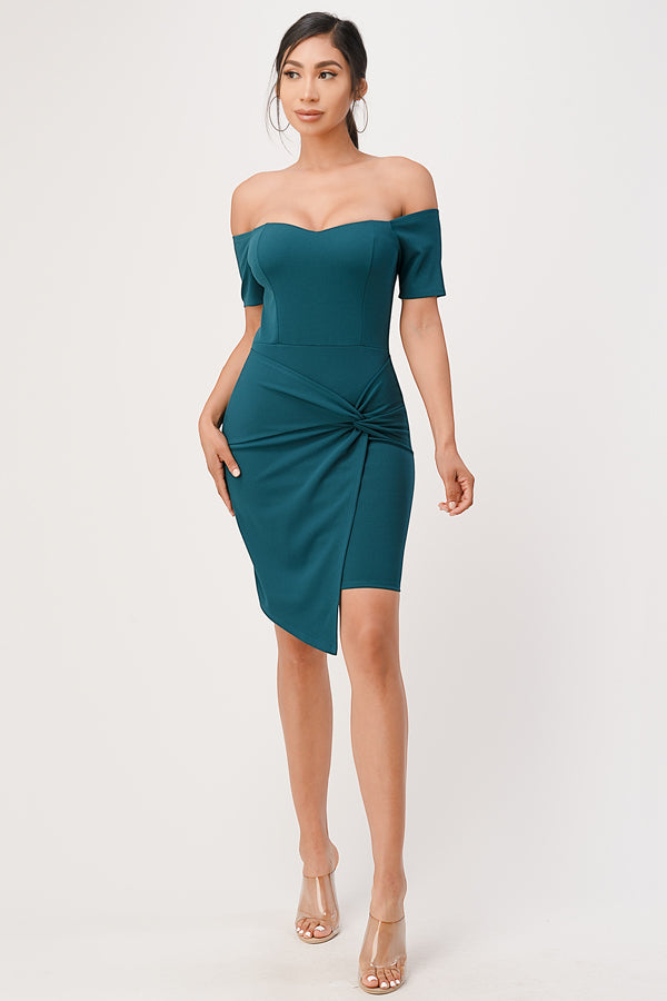 La Scala Hunter Green Cocktail Dresses