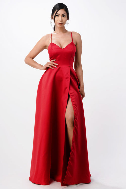 La Scala Red Evening Dresses