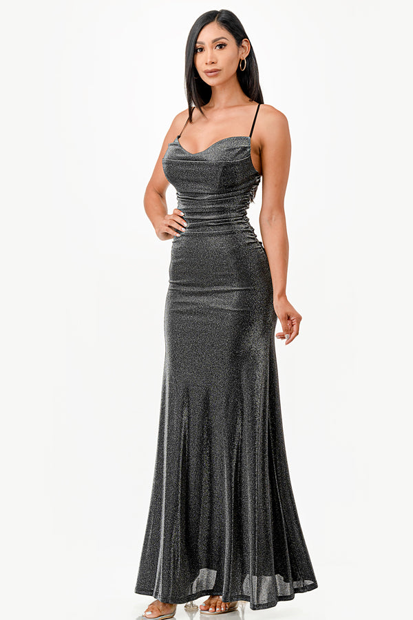 La Scala Navy Blue Evening Dresses