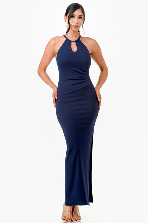 La Scala Navy Blue Evening Dresses