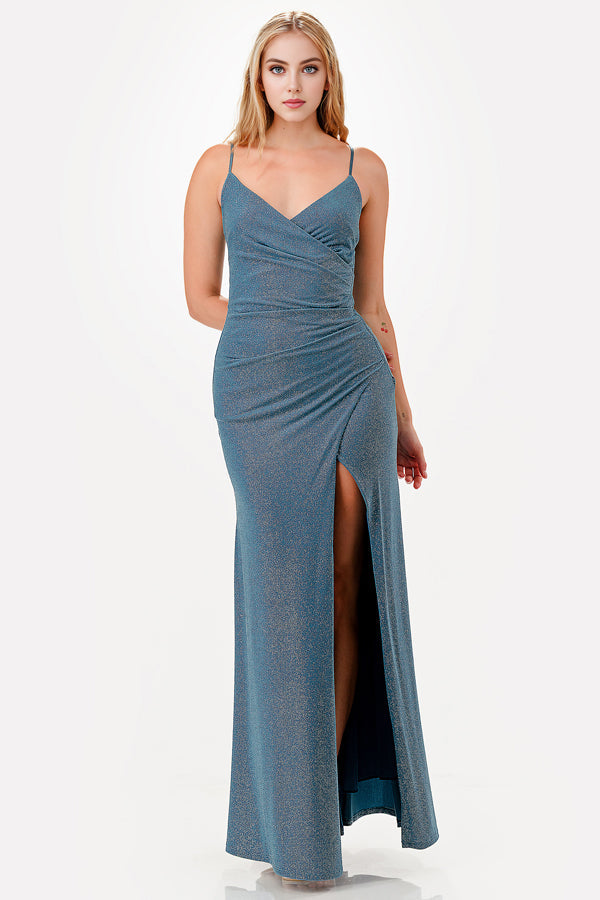 La Scala Rust Aqua Blue Night Out Dresses