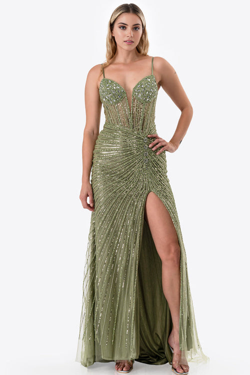 La Scala Sage Evening Dresses