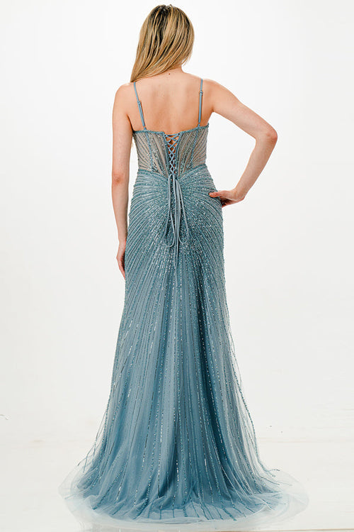La Scala Blue Evening Dresses