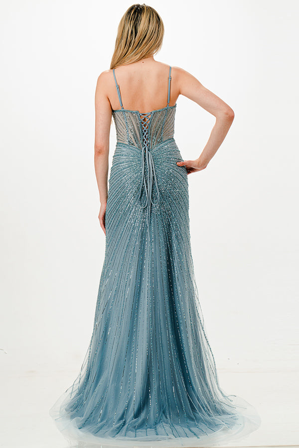 La Scala Blue Evening Dresses