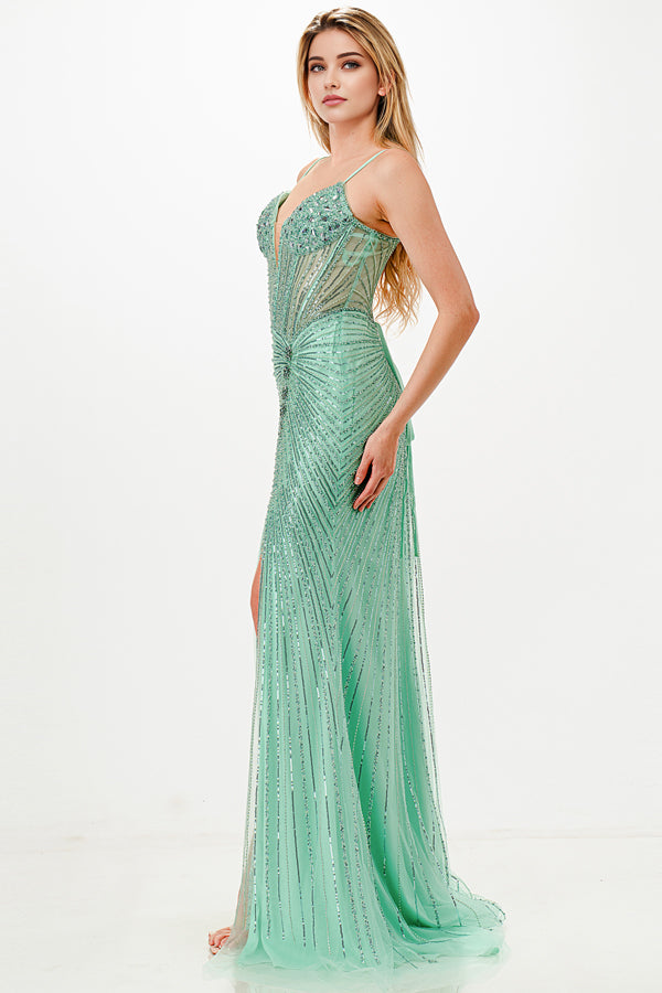 La Scala Blue Evening Dresses